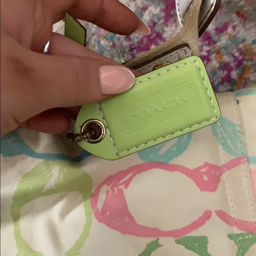 Vintage Coach Scribble Hampton Bag - image 3